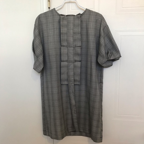 Zara glen check belted dress - Picture 4 of 7